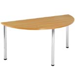 Semi Circular Chrome Leg Flexitables