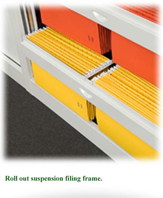 Roll Out Filing Frame