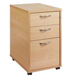 Tall 3 Drawer Mobile Pedestals